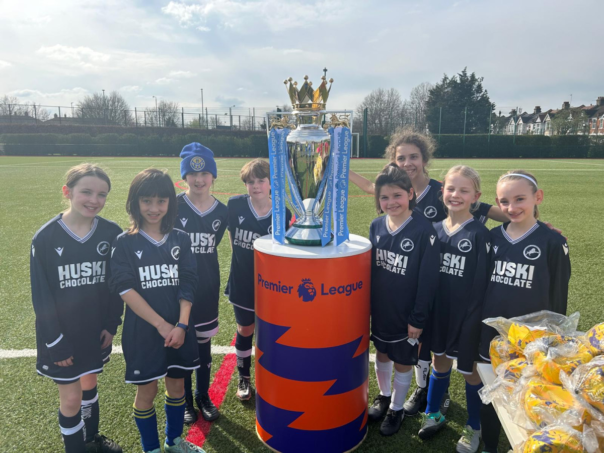 Fairlawn Primary School represent Millwall Community Trust at the Premier League Primary Stars U11 Girls Regional Tournament
