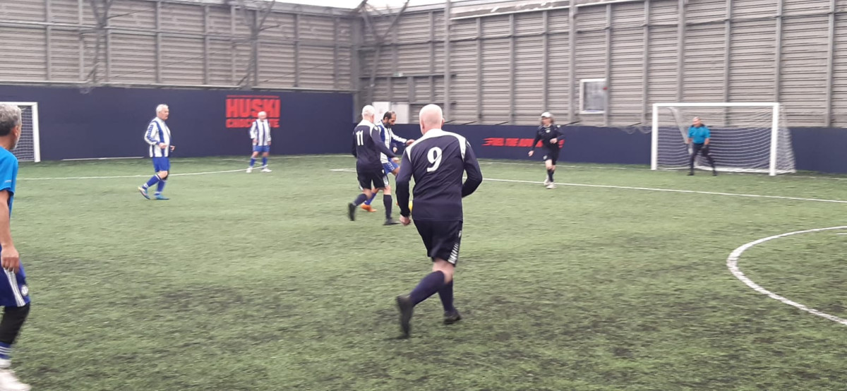 Millwall's Walking Football side take part in tournament at Lions Centre