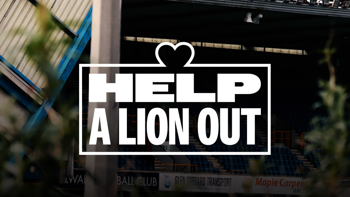 Help A Lion Out this matchday