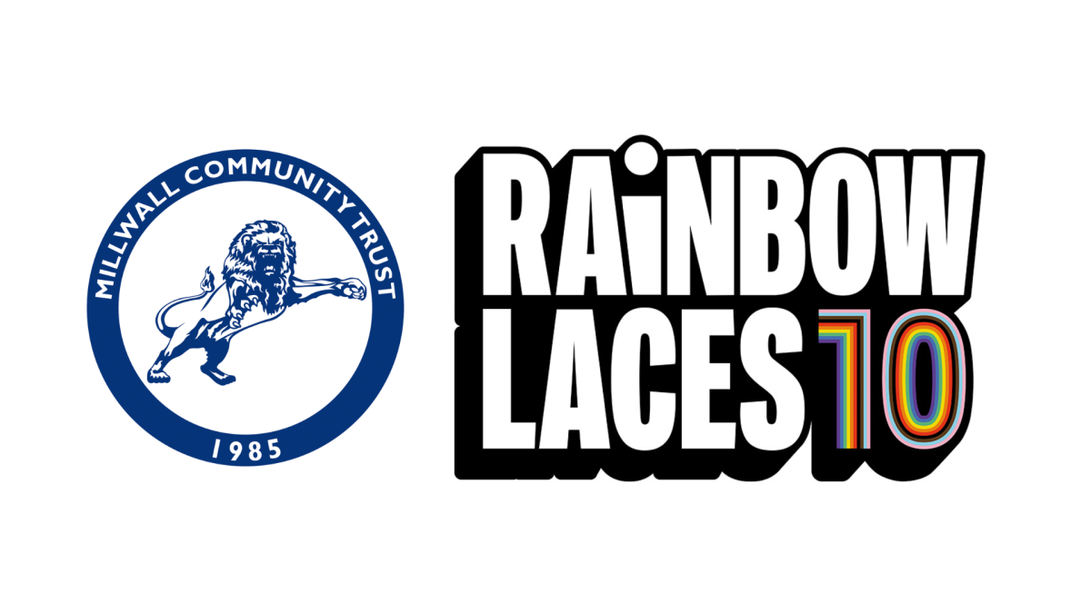 Millwall Community Trust proudly supports Rainbow Laces