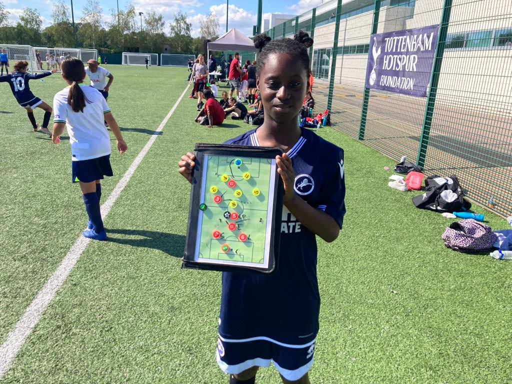 Millwall’s Girls PL Kicks side finished third at the Godwin Lawson Tournament at the Tottenham Hotspur Training Ground on Thursday.
