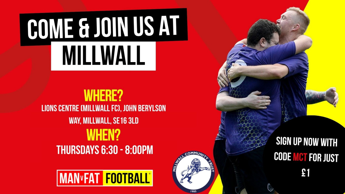 Join Millwall’s Man V Fat!