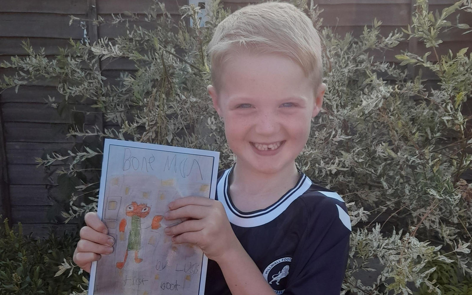 Six-year-old Millwall fan writes book for Greenwich & Bexley hospice