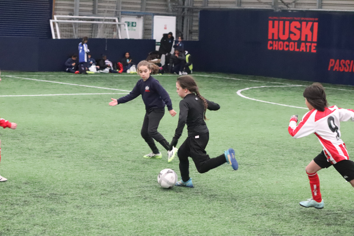 Millwall Community Trust host seven-aside girls' Premier League Primary Stars tournament